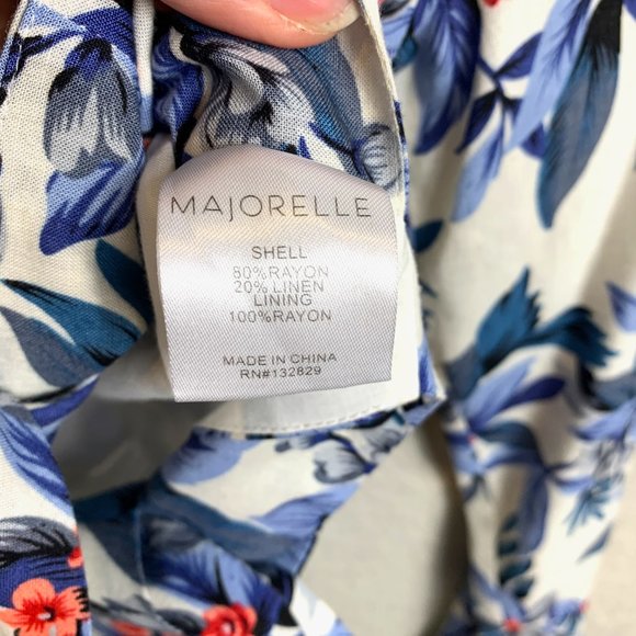Majorelle Priscilla Top in Blue Tropics XS - Picture 7 of 9